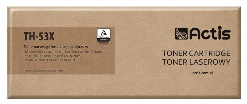 Actis TH-53X Cartridge Toner Compatible Black 1 Pieces