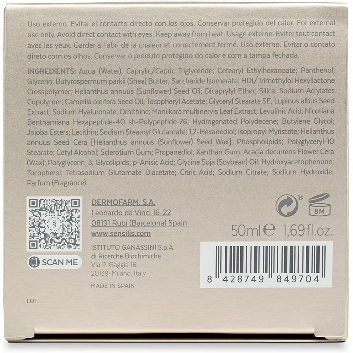 Day Cream Sensilis Eternalist 50 ml