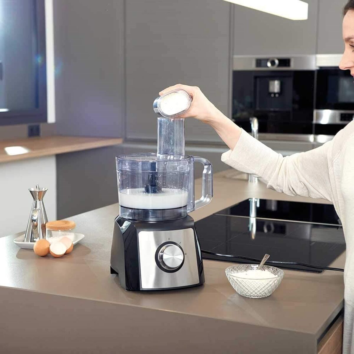 Black & Decker Food Processor Black & Decker Bxfpa1200E Steel 1200 W 1,5 L (Refurbished B)