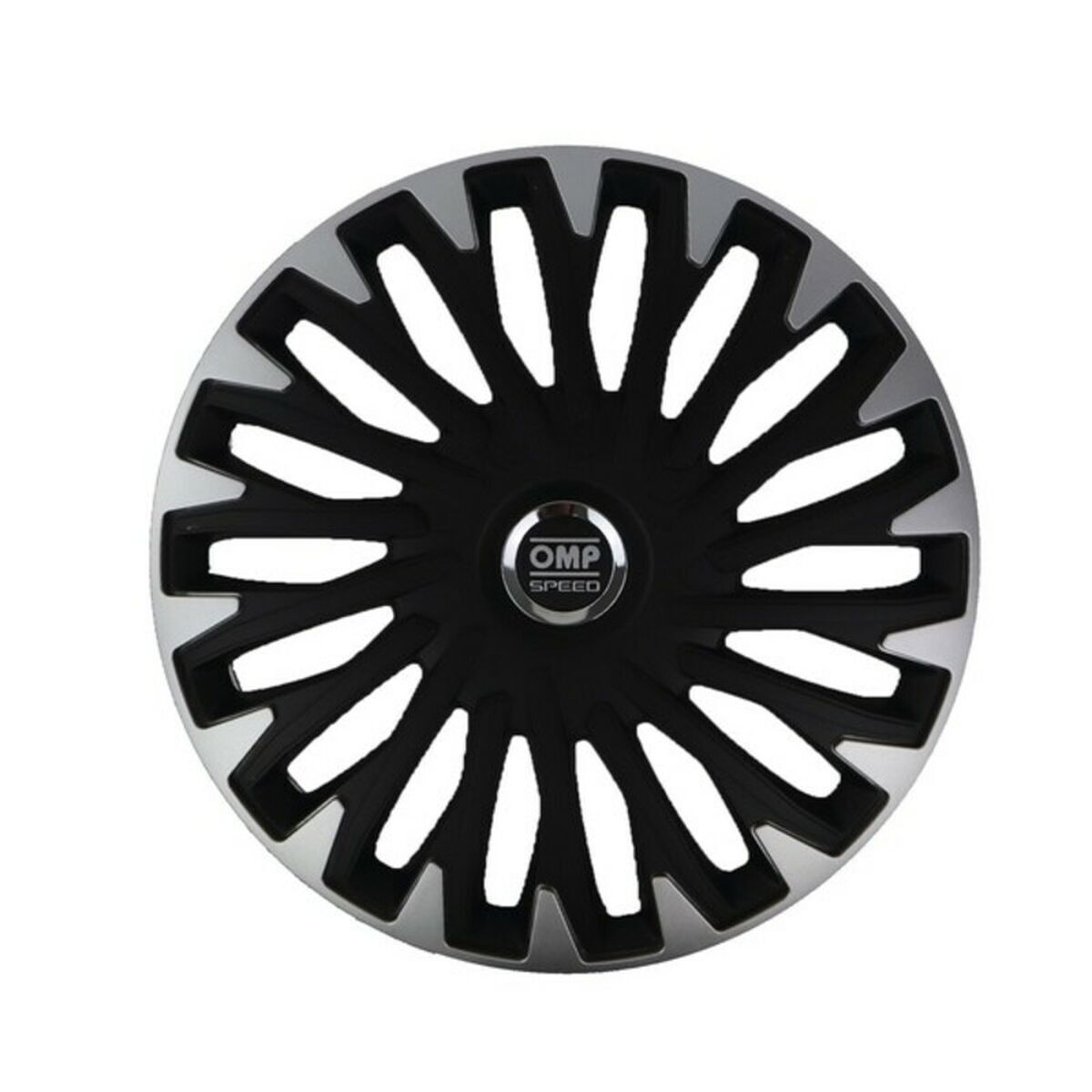 Hubcap OMP OMPS07021412 Black Silver 14" (Refurbished C)