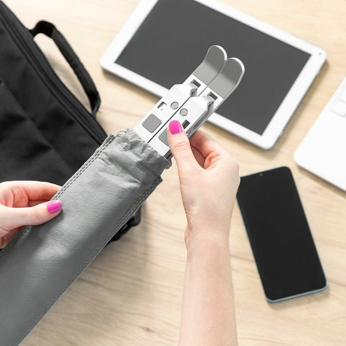 Innovagoods Folding And Adjustable Laptop Stand Flastan Innovagoods