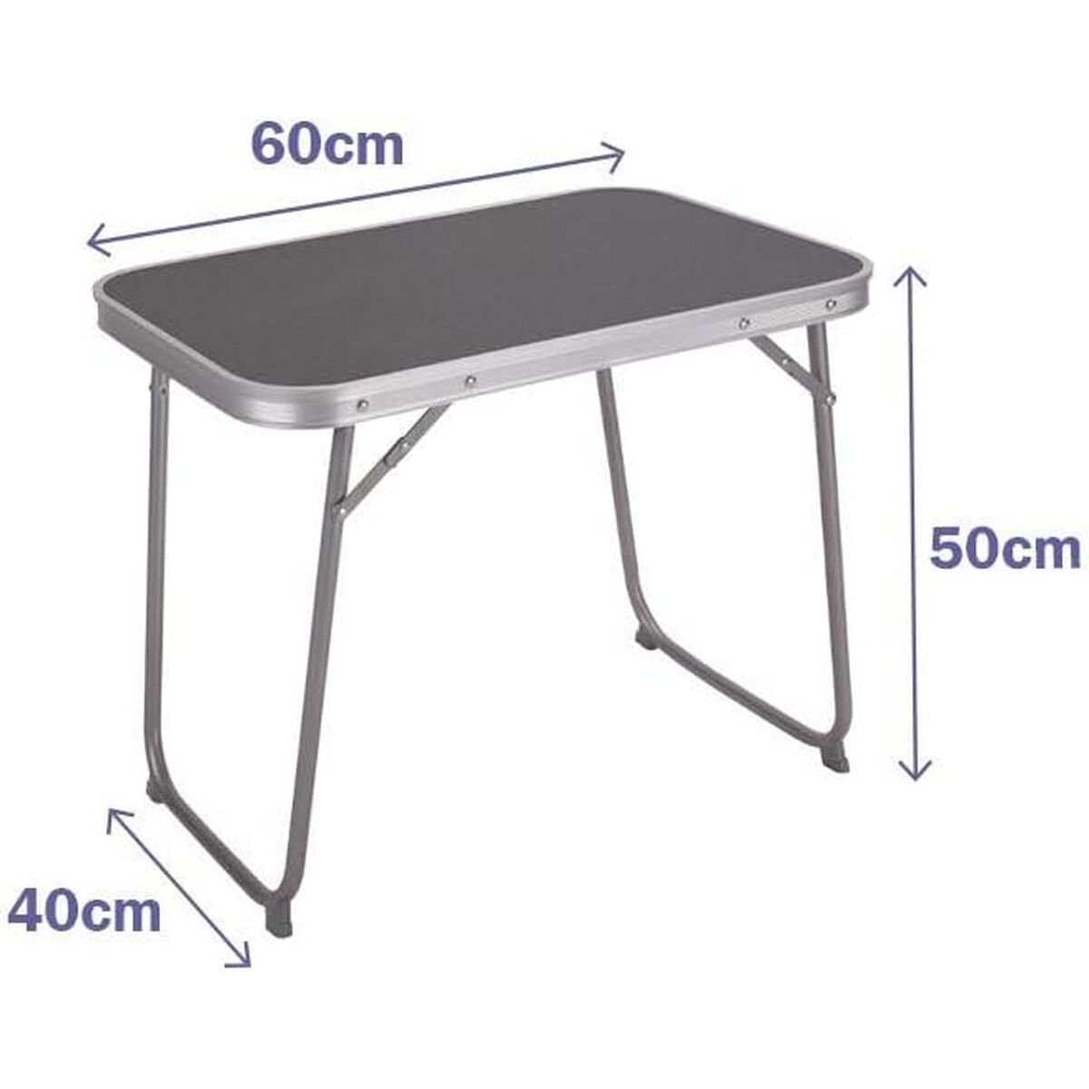 Folding Table Marbueno White 60 x 60 x 45 cm