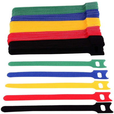 Techly Multicolour Velcro Sujetacables Set Of 10 Pieces 150X12MM — image 1