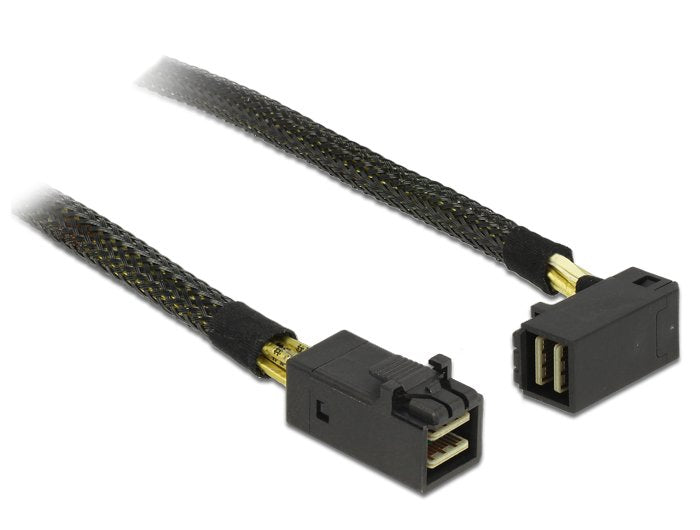 Delock 83621 Cable Mini Sas HD SFF-8643 Mini Sas HD SFF-8643 Sesgado 0,5M