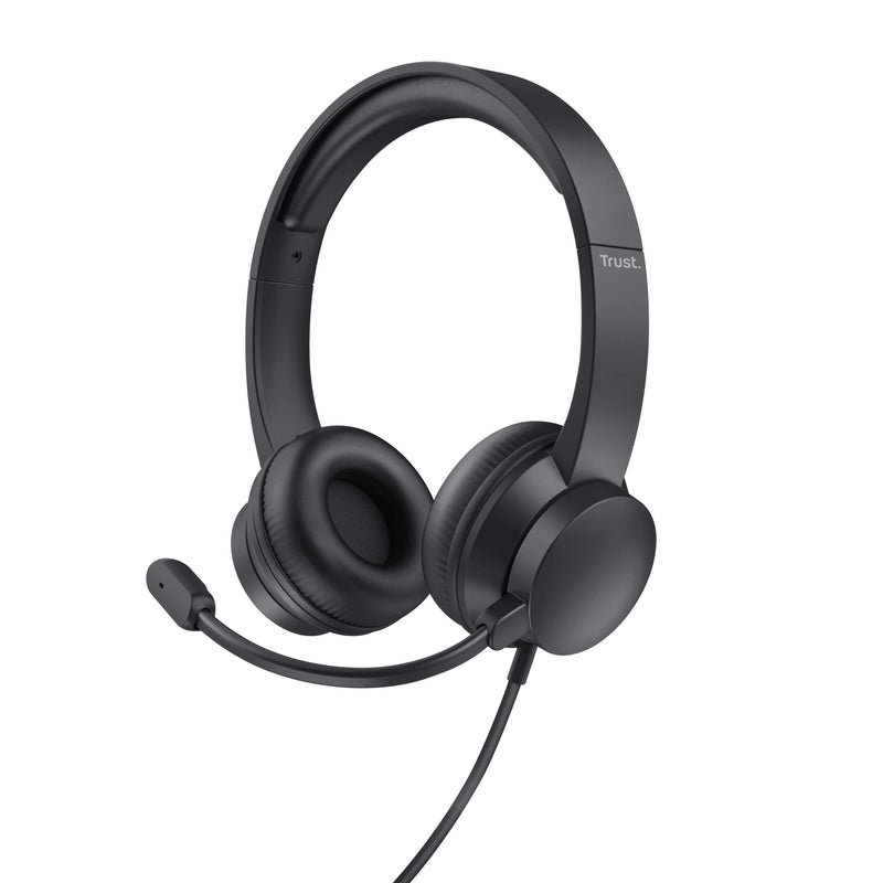 Trust Headphones HS-150 With Microphone Jack 3.5 Black