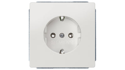 Siemens 5UB1853 Delta Style Schuko- ** Socket Power 10 16A 250V Abdeckpl. Titan — image 1