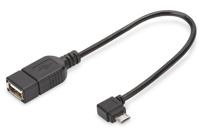 Assmann USB 2.0 Otg Adapter Microusb B M/USB a F 0,15M Bl — image 1