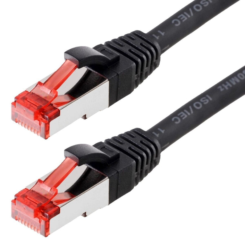 Helos Network Cable S/FTP CAT.6 Black 30,0M