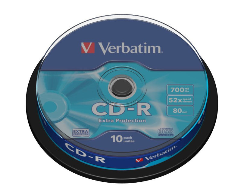 Verbatim Cd-r 700MB 52X 80 Min. Tarrina 10 43437