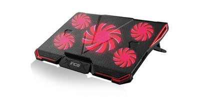 Inca Cooling Pad Laptop Arrax Gaming Notebook Cooler 5X Fan — image 1
