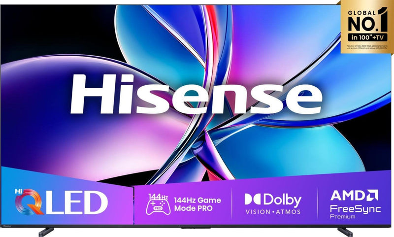 Hisense TV 100E7Q Pro 100 4K Ultra HD Smart TV Wi-Fi Black