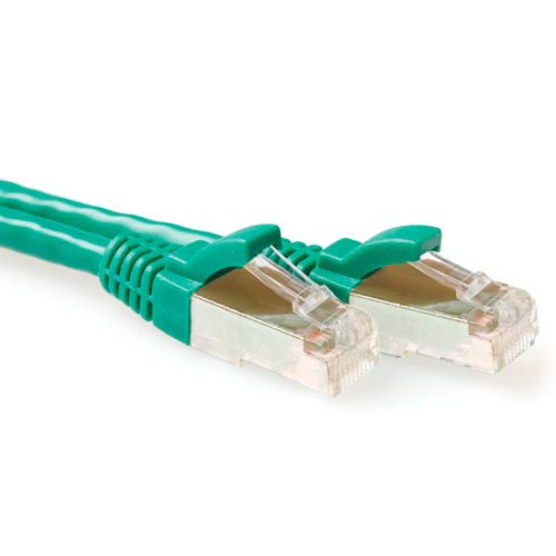 Green 10 Meter SFTP CAT.6A Patch Cable Snagless With RJ45 Connectors — image 1