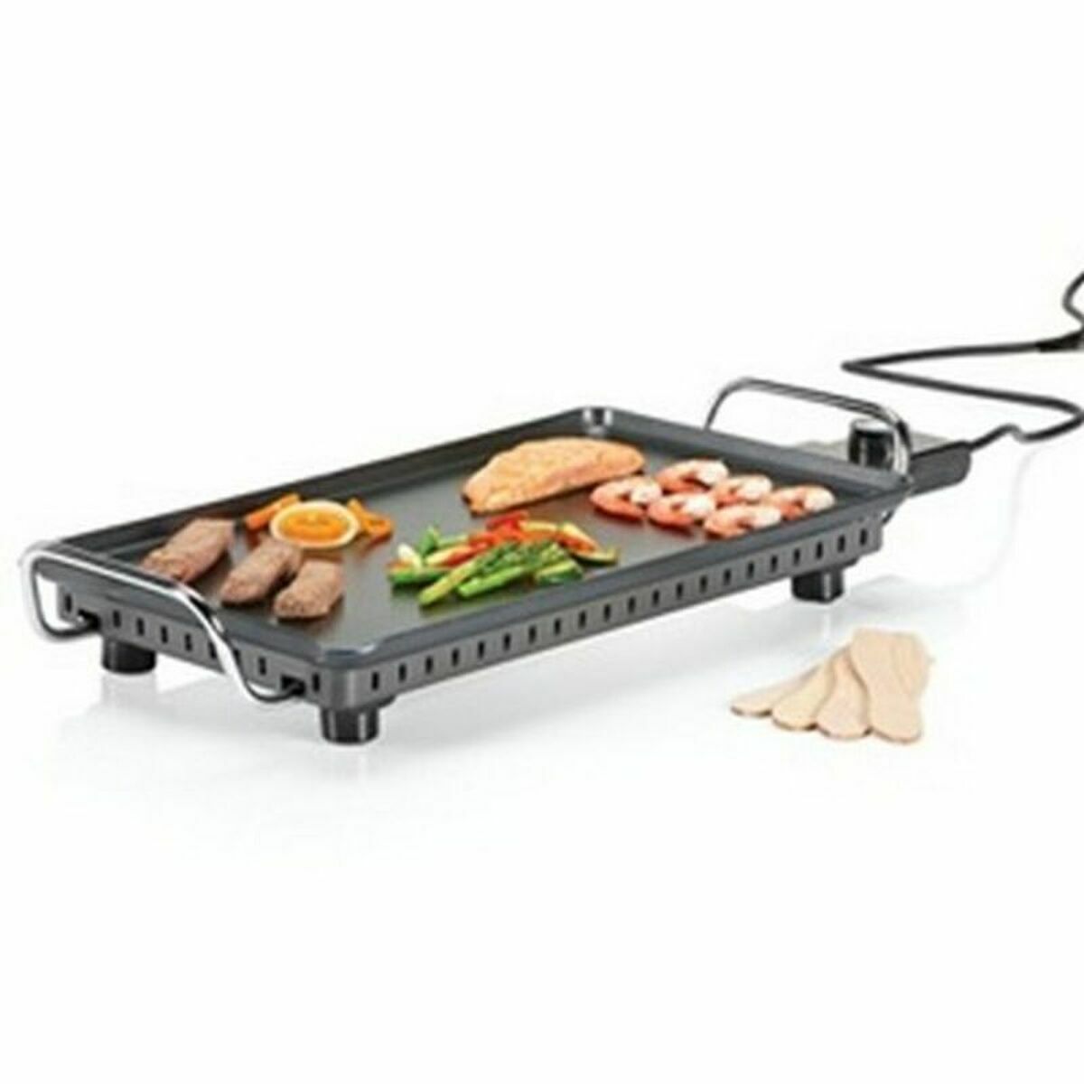 Princess Flat Grill Plate Princess 01.102240.01.005 2500 W Black