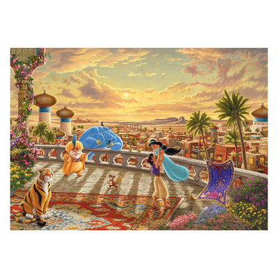 Schmidt Spiele Thomas Kinkade Studios: Disney Dreams Collection - Jasmine Bailando Low Light Sol Desierto, Rom — image 1