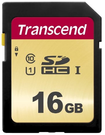 Transcend 16GB, Uhs-i, SD Memory Flash Clase 10 — image 1