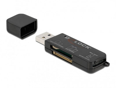 Delock Card Reader USB Superspeed Cards Memory SD / microSD / Ms — image 1