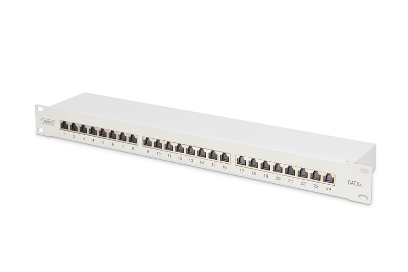Digitus Patchpanel 1U 24 Ports CAT.6A Protegido Grey Claro