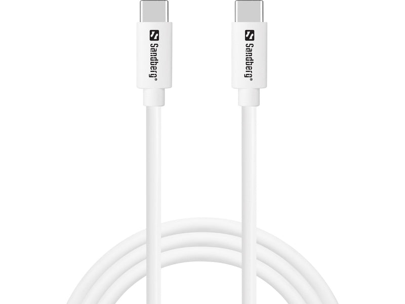 Sandberg 136-52 USB Cable USB 3.2 Gen 1 (3.1 Gen 1) USB C White