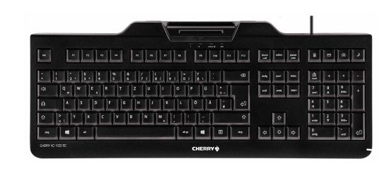 Cherry Kc 1000 Sc Keyboard Universal USB Azerty Belga Black