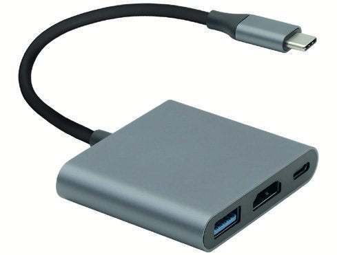 Roline Display Adapter USB Type-c - Hdmi, USB 3.2 Gen 1 Type a, Type-c Pd