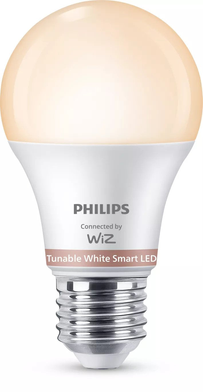 Philips Smart LED Forma: A60 Escarchado Finish E27 8W Clase F Light White 2700-6500 K White