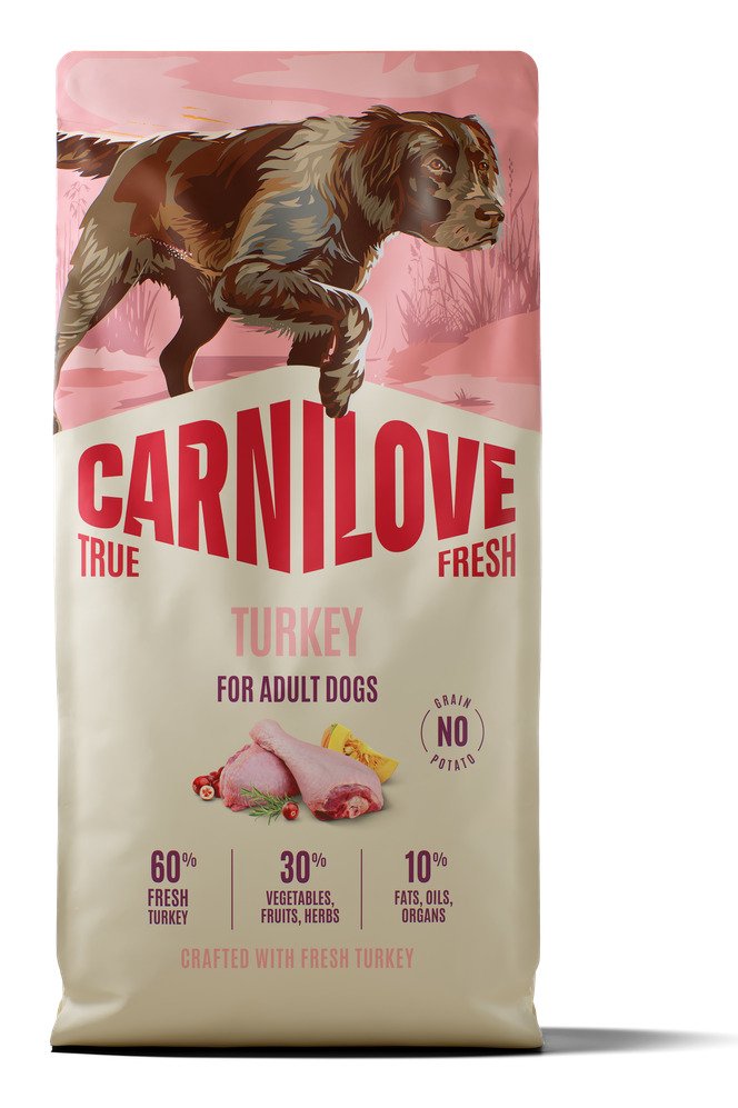 Carnilove True Fresh Dog Dry Turkey For Adult All Breeds 12KG