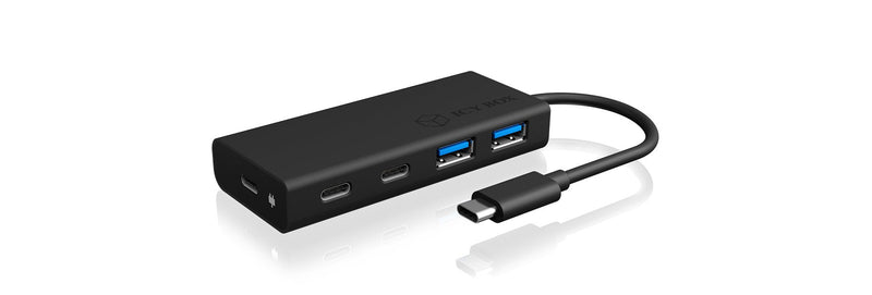 Icy Box USB 3.0 Hub Type-c To 2X Type-c And 2X Type-a Ports