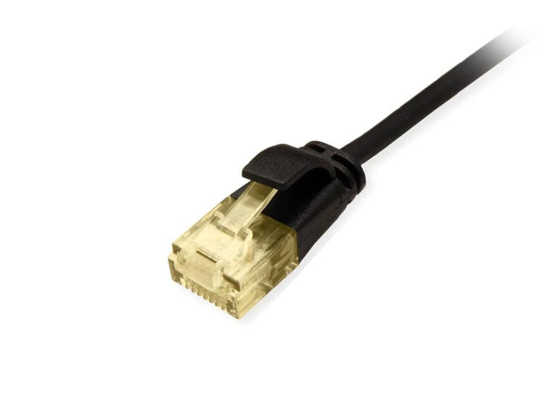 Equip Network Cable CAT.6A Slim U UTP 2x RJ45 2.00M Black Lszh
