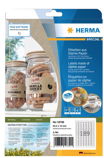 Herma Labels Silphie A4 20 Hojas 25.4X10 — image 1