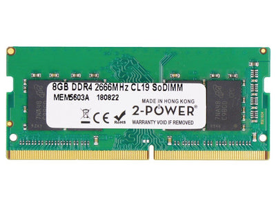 2-POWER Memory SODIMM 8GB DDR4 2666MHZ CL19 SODIMM 2P-KCP426SS8/8 — image 1