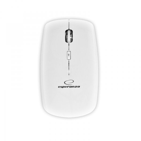 Esperanza EM120W Mouse RF Óptico Wireless 2400 DPI White
