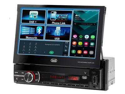 Trevi Radio Car Mdv 6380 Dab/Video Monitor 7 + Rds + USB + Aw Blac — image 1