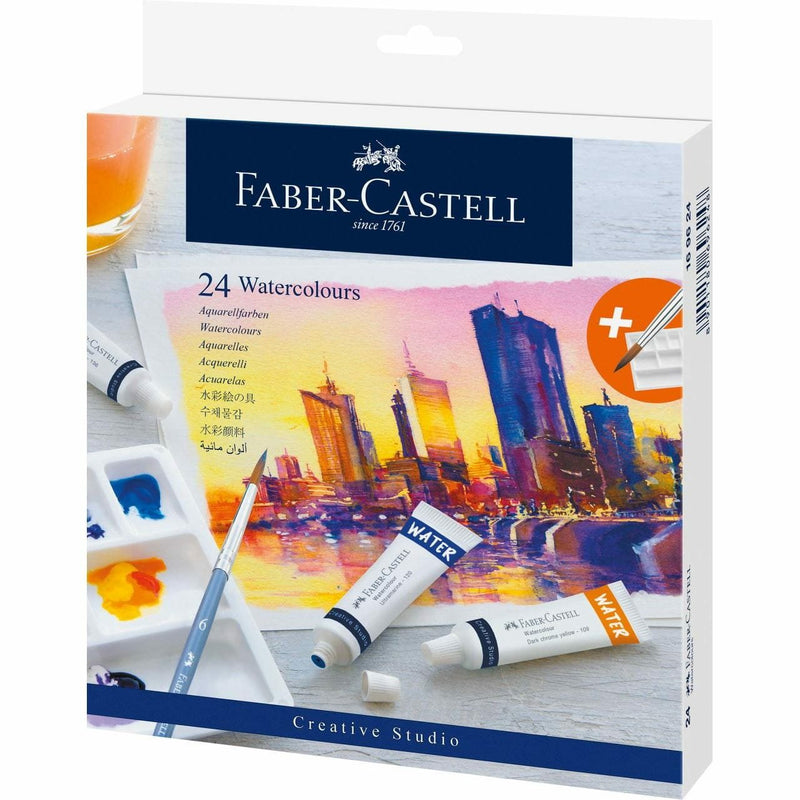 Faber-castell Aquarellfarbe 24ER Case Cartón
