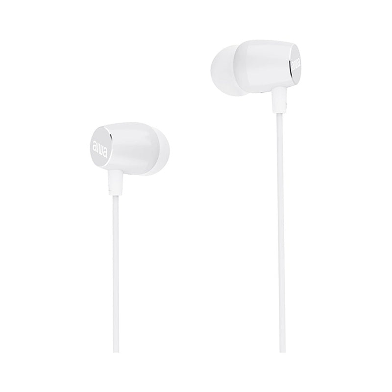 Aiwa Headphones Intrauditivos ESTM-30WT With Microphone Jack 3.5 White