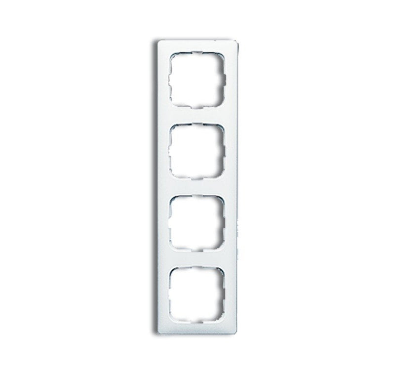 Busch Jaeger Bj 2514-214K-102 Frame 4F Linear Reflex Si White Alpino