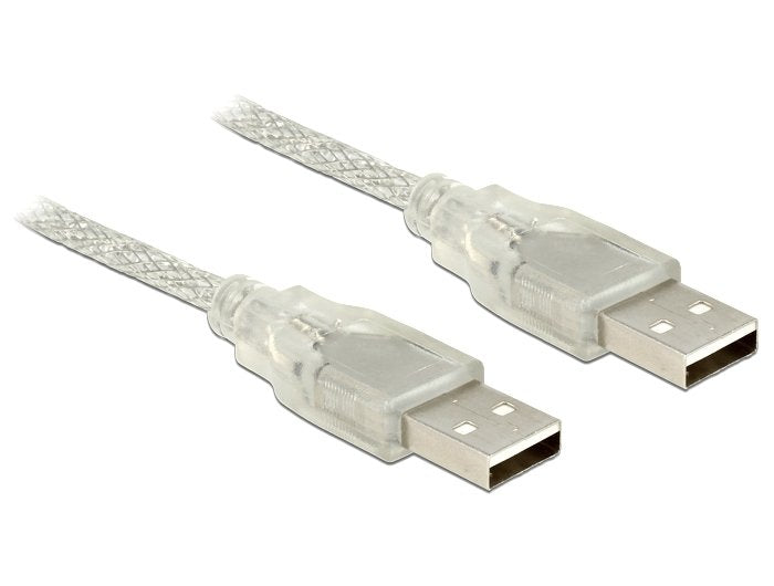 Delock USB Cable a - a M/M 2.00M Transparent