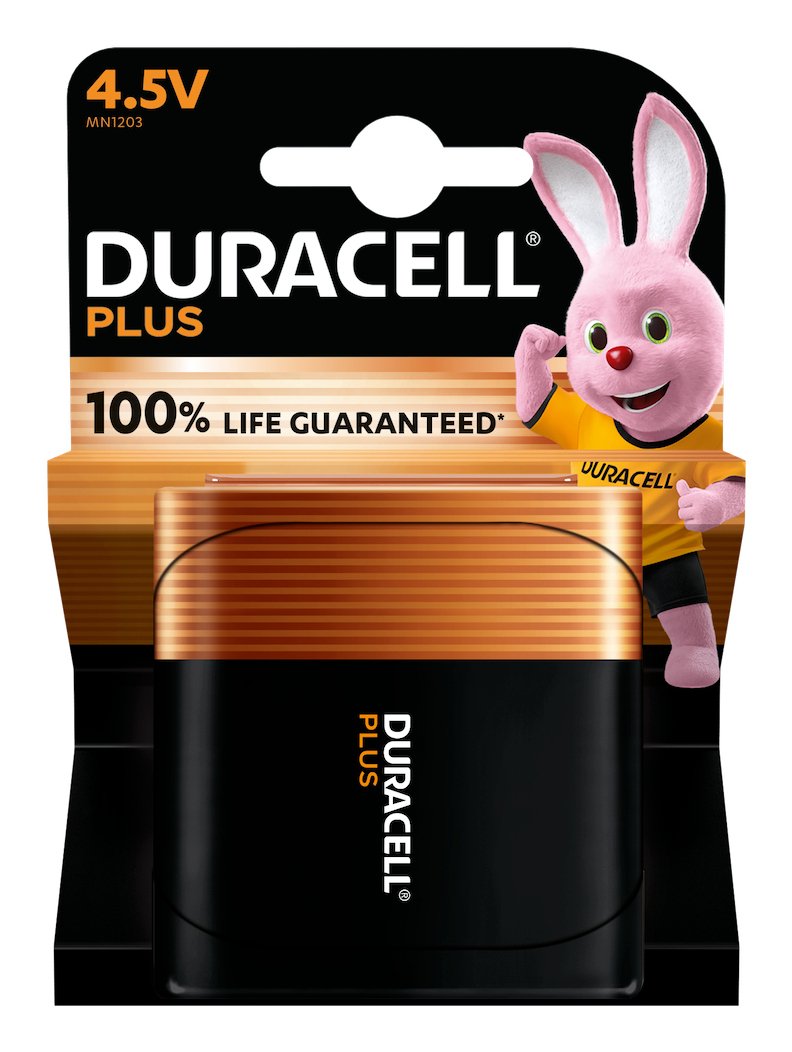 Duracell Battery Plus New -4.5V (MN1203 / 2LR12) 1PCE.