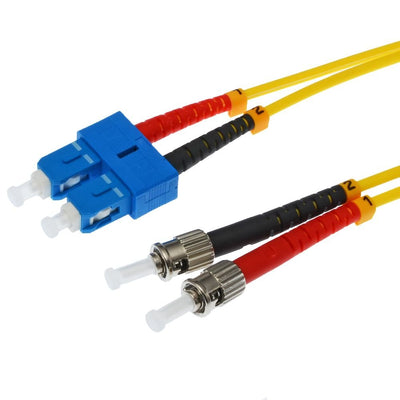 Helos Lwl Network Cable Sc/St Duplex 9/125?M OS2 Yellow 5,0M — image 1
