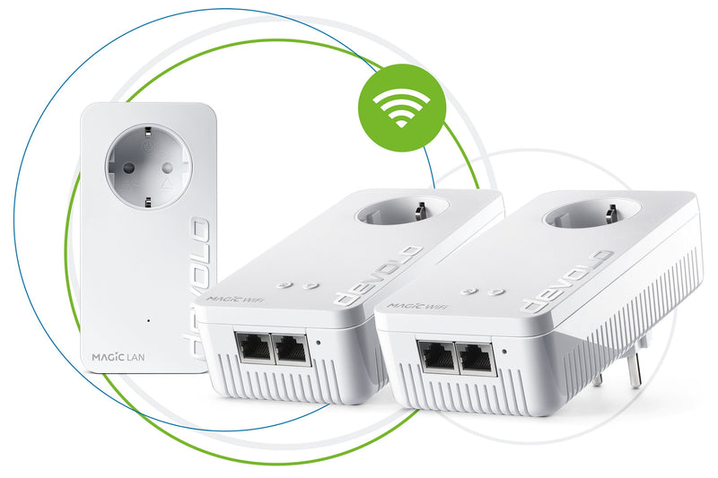 Devolo Magic 2 Wi-Fi Next Multiroom Kit, Adapter Powerline 3 4250059686250