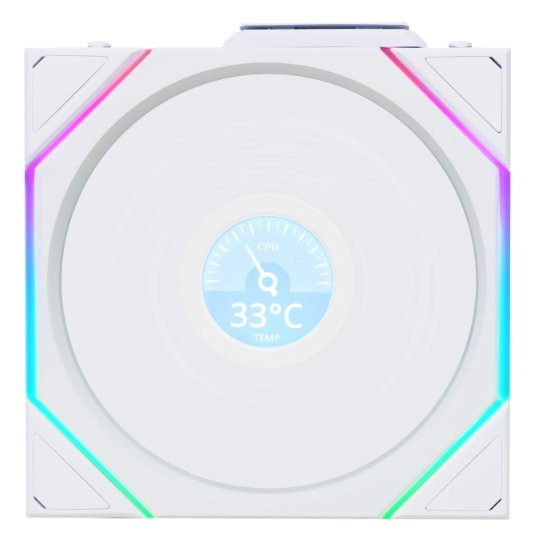 Lian Li Fan 120X120 Unifantl-lcd Wireless White R