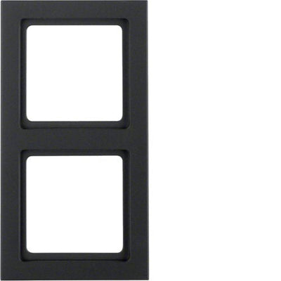 Berker 10126096 Frame Q.3 Antracita, Samt — image 1