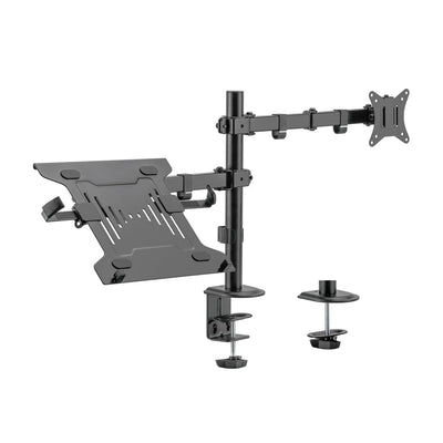 Aisens Desk Mount Swivel And Tilt Laptop And Monitor/TV 9KG 17-32 - Black — image 1
