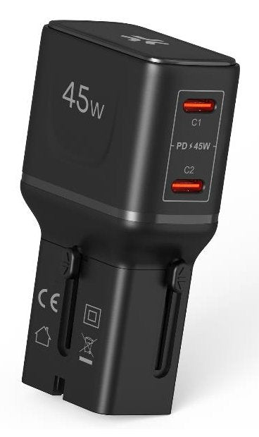 Celly MULTIPLUGSL45W Charger Dispositivo Mobile Phone Headphones Smartphone, Tablet Black Power Alterna Charg