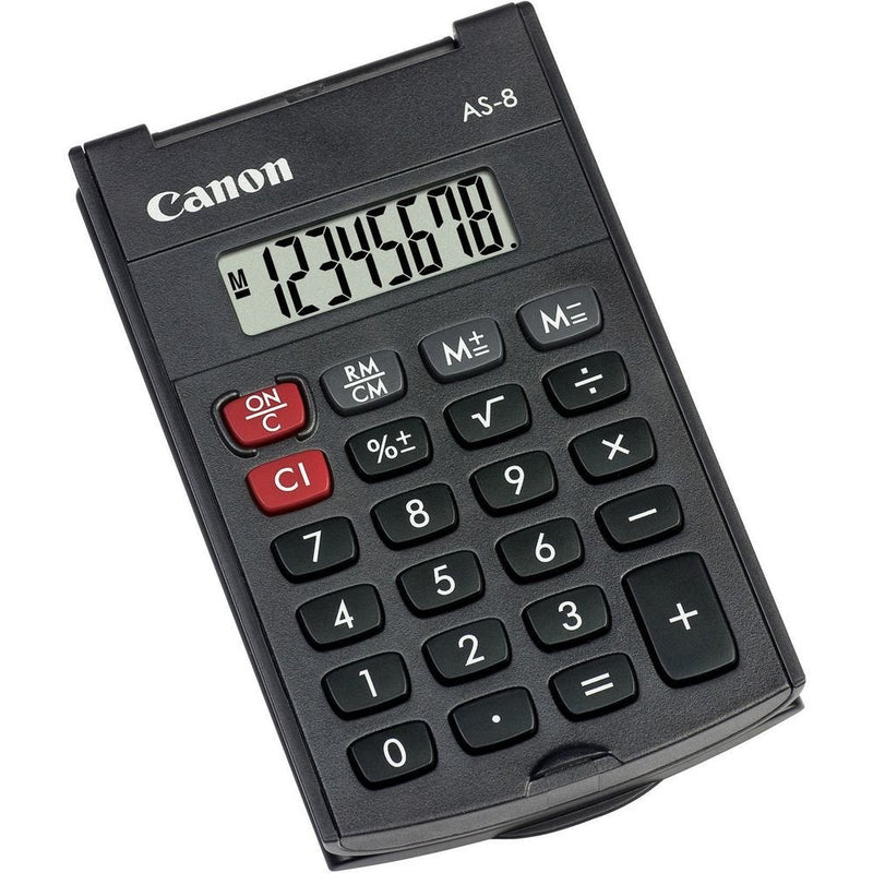 Canon Calculator Bolsillo AS-8 Black