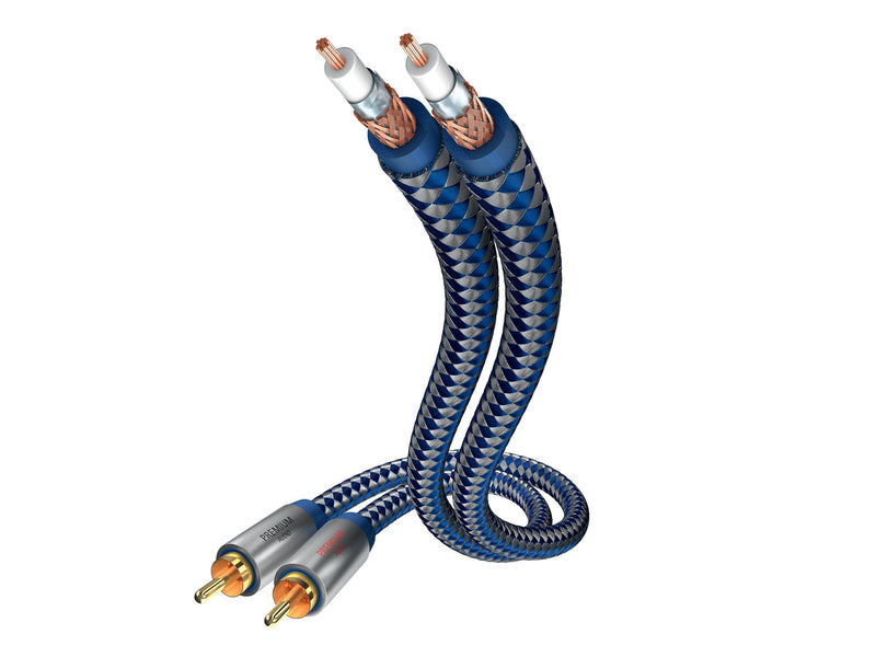 Inakustik 0040802 Cable Audio 2M Rca 2 X Rca Blue