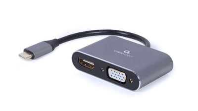 Gembird Adapter USB Type-c a HDMI /VGA Grey — image 1