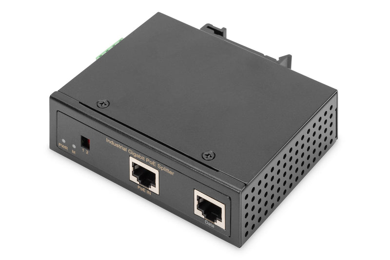 Digitus Duplicador Industrial Gigabit PoE + +, 802.3BT Industrial Gigabit PoE Splitter - PoE++/ Selectable Pow