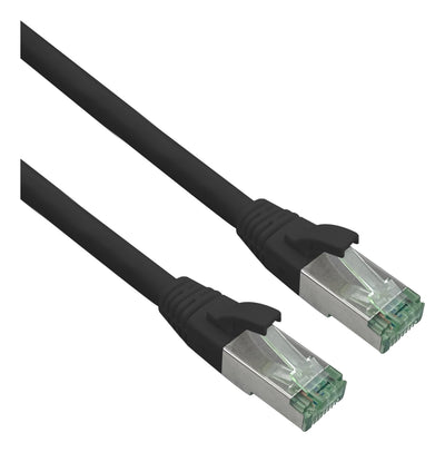 Helos Grs Certificado CAT.6A Network Cable With CAT.7 Rohkabel Tpe Black 1,0M — image 1
