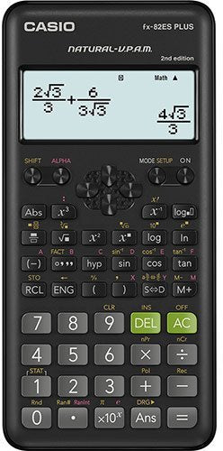 Casio Calculator FX-82ES PLUS-2 Científica Black
