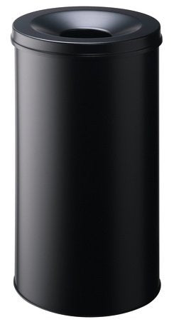 Durable Papelera Safe Round 60 Liter Black